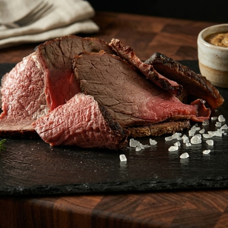 Sliced Topside Beef large