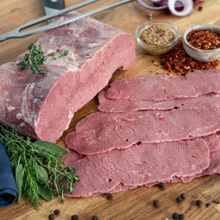 cooked salt beef brisket